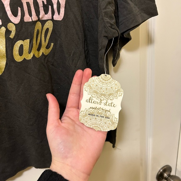 🐆3/$15 NWT Altar’d State getting hitched Crop Top🤠 - Picture 5 of 6